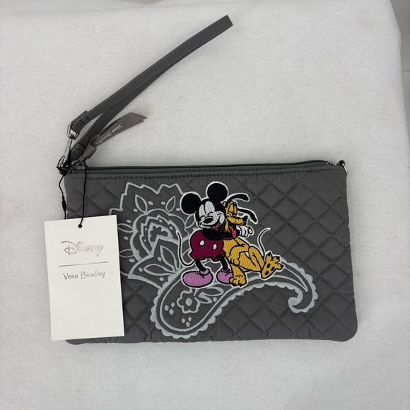 Vera Bradley Handbags - Vera Bradley x Disney Piccadilly Paisley Convertible RFID Wristlet